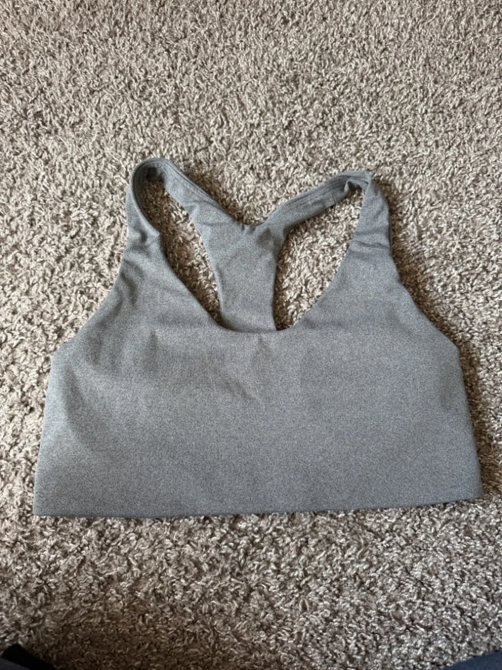 old navy Gray Racerback Sports Bra  size large - Picture 2 of 7